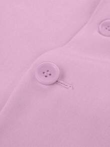 Chaqueta de traje rosa para hombre, corte slim, moda, negocios - Rosa - Ver 5