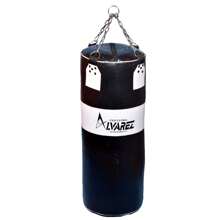 Boxing Bag Made Of CANVAS Includes 16oz Boxing Gloves - Black - View 2