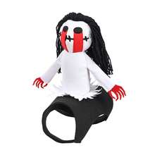 Generic Pet Halloween Costume Funny Knight Sadako Cat Costume Dog Cosplay Clothes Pet Scary Outfit Puppy Supplies For Parties - 白色 - 查看 2