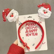 1pc 2025 Christmas Headband New Bowknot Headwear, Party Hair Accessory,Christmas - Multicolor - View 18