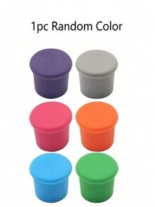 1 个可重复使用的硅胶酒塞，更换软木塞，密封酒瓶，可重复使用的啤酒瓶盖，葡萄酒保鲜器，易于清洁，防泄漏葡萄酒瓶盖固定器密封啤酒饮料香槟瓶盖酒吧配件、瓶子配件、家居装饰、圣诞礼物、杯子配件、送给朋友的礼物、送给家人的礼物、圣诞派对。 - 彩色 - 查看 9