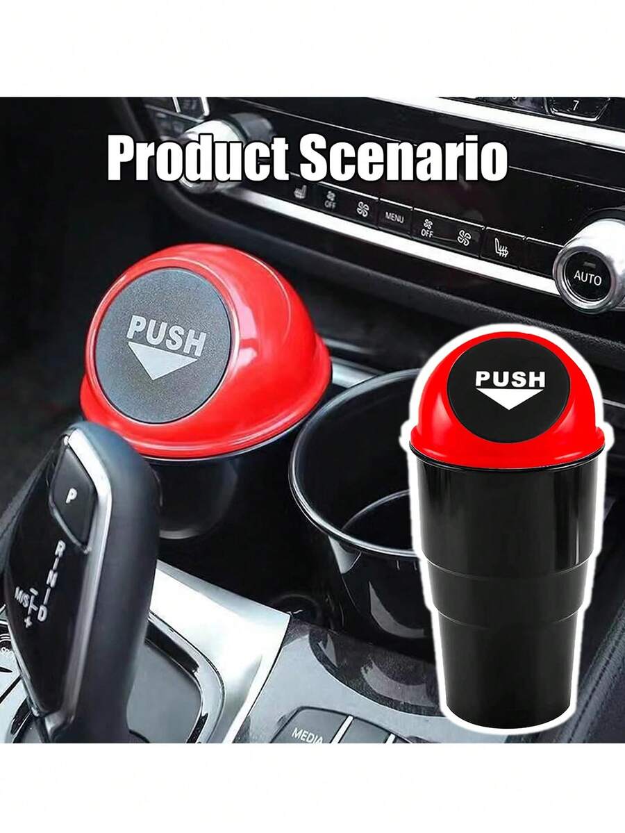 Car Mini Trash Can, LeakProof Car Trash Can, Suitable For Car, Home