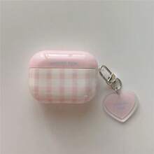 Minimalist Colorblock Plaid Polka Dot Airpods 3 Earphone Case, Women Airpods Pro 2 Protective Cover, Novel Fresh Style Airpods 2/3 Accessories - Multicolor - View 5