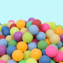 30Pcs Ping Pong Balls 40mm Frosted Mixed Colours Game Table Tennis Balls UK - Multicolor - View 5