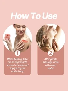 1瓶200克玫瑰身体磨砂膏，去角质保湿，舒缓花香，深层清洁，温和抛光，滋养肌肤，令肌肤光滑透亮。 - 玫瑰 - 查看 6