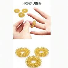 10 chiếc/20 chiếc Nhẫn massage ngón tay Nhẫn massage đầu ngón tay giảm căng thẳng - Nhiều màu - Xem 9