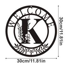 1 tấm kim loại trang trí, mặt dây chuyền nghệ thuật treo tường bằng kim loại thiết kế chữ cái cổ điển, đồ trang trí treo tường, nghệ thuật hình bóng rỗng sáng tạo, trang trí nhà trong nhà, nghệ thuật treo tường cho vườn, đồ thủ công mỹ nghệ bằng kim loại, quà tặng lễ hội, trang trí nhà, trang trí phòng, quà tặng trang trí tường sinh nhật tốt nghiệp - màu đen - Xem 22