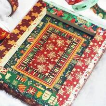 21 Cuộn Băng Keo Giấy Bạc Washi Giáng Sinh, Thích Hợp Cho Việc Làm Sổ Lưu Niệm, Đồ Thủ Công Tự Làm Và Gói Quà - Nhiều màu - Xem 5