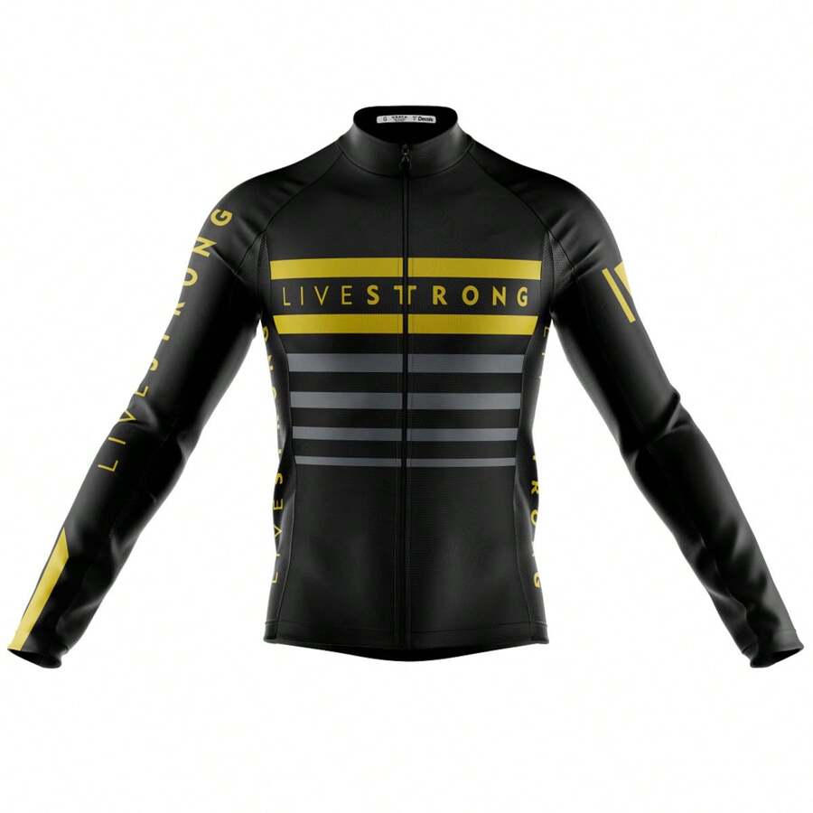 Livestrong 长袖骑行服 全拉链 健身 速干 山地车 - 彩色 - 查看 1