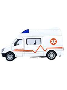 Iron Van With Friction And Door Opening - 黑色警車 - 查看 7
