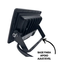 Kit 5 RGB Led Reflector 20w Smd Floodlight IP67 Slim Lighting - 20W - Xem 3