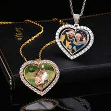 Collar colgante con foto personalizada, adecuado para mujeres y hombres, regalo personalizado para novia, novio, madre, mejor amiga, hermana, aplicable para Navidad, San Valentín, Día de la Madre, regalo de cumpleaños