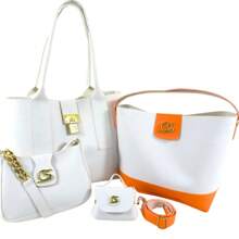 Gaby Show Adult Kit 4 Women's Pieces - Màu Cam san hô - Xem 1