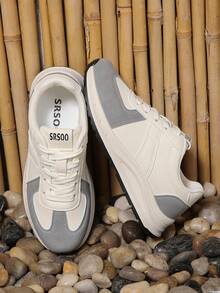 Giày chạy bộ đế mềm chống trượt nhẹ thời trang giảm xóc mẫu mới thu đông 2024 cho nữ - Xám - Xem 2