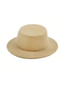 Solid Color Casual Polyester Unisex All Season Elegant European-Style Bowler Hat, Suitable For Daily Wear - Multicolor - View 6