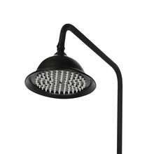 YUNRUX Wall-Mounted Rain Shower, Stainless Steel Shower Set, Retro Shower Fitting, Rain Shower System With Rain Shower Head And Hand Shower - Black - View 6