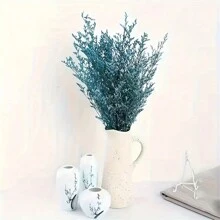 22 Stängelgetrocknete Blumenstrauß, 25-48 cm, Boho-Stil, Hochzeit, Familientreffen, Heimdekoration, langanhaltend, lebhafte Farben, für Feiertage, Tischdekoration, Tischgestecke, künstliche Blumen, Plastikblumen verwendbar - Verschiedenfarbig - Übersicht 5