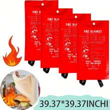Fire Blankets, Suitable For Kitchen, Home, School, Office, Camping, Car Fire Blanket, Fiberglass Material 1pc - Multicolor - View 3
