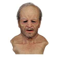 Máscara divertida de Halloween, divertida y suave para abuelo, para adultos, para festivales, fiestas y sombreros. - 1 - Ver 9