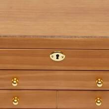 Large Wooden Jewelry Box W/ Safe Lock 3 Layers Retro Storage Organizer Gift - 木頭 - 查看 6
