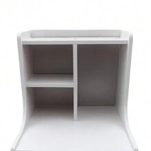 White Tall Nightstand Bedside Table Storage Cabinet Bedroom End Table Organizer With 3 Drawers And Open Shelf
