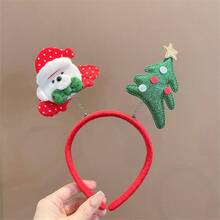 1pc 2025 Christmas Headband Hairpin, Deer Horn Hair Clip, Holiday Gift, Party Cosplay Headdress,Christmas - Multicolor - View 12