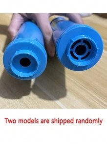 真空储物袋 - 随机配送带拉链密封阀和气泵的真空储物压缩袋，节省空间的旅行服装袋，毛衣、连衣裙、外套、羽绒被、枕头、毯子，可重复使用的卷式压缩袋 - 藍色 - 查看 5