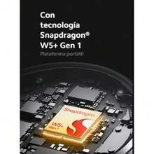 Reloj Inteligente Watch 2 Con Wear OS Bateria 65 Horas Plata - Plateado - Ver 5