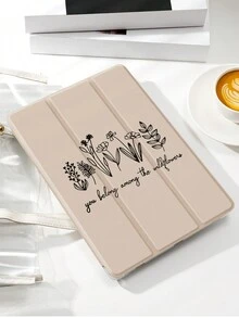 1 Ốp lưng bảo vệ máy tính bảng phẳng họa tiết đường kẻ hoa, tương thích với iPad 10,2 inch, iPad Pro 11 2021/2020/Thế hệ thứ 10, iPad Mini 4/5/6, Samsung Galaxy Tab A8 10,5 inch 2022, Matepad 10,4/Tab, có khe cắm bút cảm ứng, chức năng tự động ngủ/thức - Nhiều màu - Xem 3