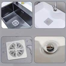 Bộ 20 miếng lọc cống dùng một lần cao cấp, miếng dán chống tóc tắc nghẽn và côn trùng hiệu quả, thích hợp cho bồn cầu, bồn rửa mặt và cống thoát sàn, bền và lâu dài, dễ lắp đặt, bảo trì cống nhanh chóng - Miếng dán thoát sàn - Xem 3