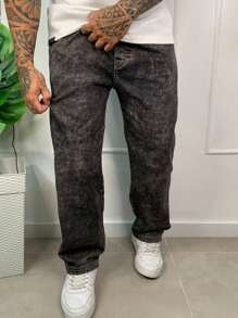 MEN'S BALLOON JEANS PANTS - Xám - Xem 1