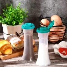 1pc Large Plastic Salt & Pepper Shakers With Lids - Moisture-Proof, Timer Design For Home, Kitchen, Restaurant, Camping - Multicolor - View 3