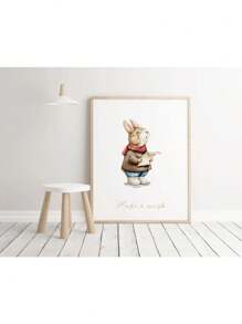 1 件圣诞节海报可爱卡通绘画海报麋鹿圣诞老人帆布印刷节日海报墙壁艺术装饰画家居装饰无框，圣诞礼物 - 彩色 - 查看 112