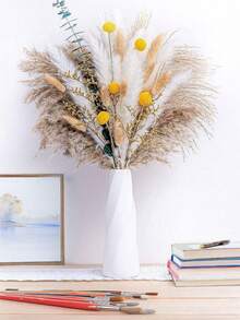 1 件塑料花瓶，客厅装饰花瓶，防掉落花瓶，人造花瓶，高品质北欧风格现代装饰圆形塑料花瓶，家居装饰，花瓶，中心装饰，桌面装饰，圣诞礼物 - 彩色 - 查看 8