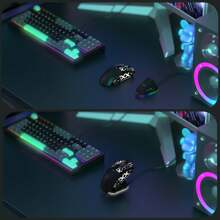 Attack Shark X11 59g Superlight Wireless Gaming Mouse With Grip Tape, RGB Charging Dock,BT/2.4G Wireless/Wired Pc Mouse, 22000 DPI,5 Programmable Buttons For Pc - Black - View 9