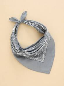 1pc Fashionable Paisley Pattern Scarf, Neckerchief, Headband - Multicolor - View 19