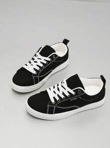 女士休闲运动帆布鞋，透气防滑学生鞋