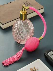 1 件 3.38 盎司长流苏气囊香水独立瓶、喷雾瓶、车载香水瓶、玻璃空瓶、奢华香水空喷雾瓶家居浴室装饰秋季装饰返校 - 彩色 - 查看 4