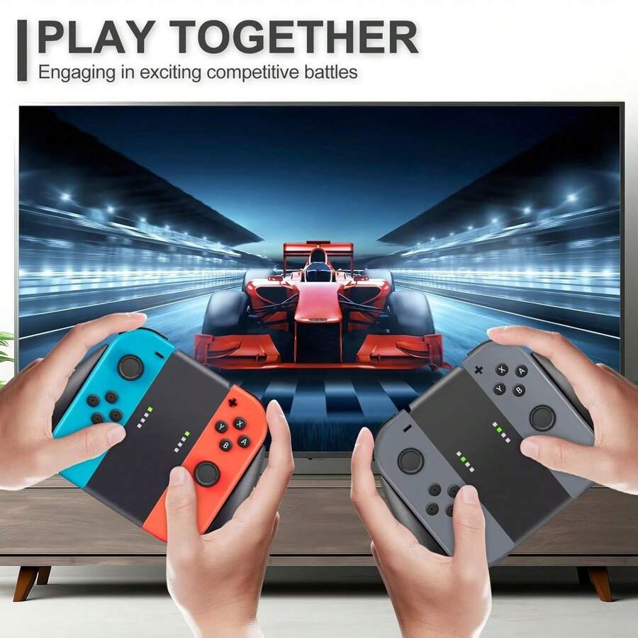 GAMINJA GAMINJA Compatible With Switch Joycons Comfortable Grip Handle