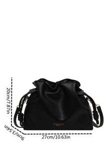 Fashionable Drawstring Shoulder Bag, Crossbody Bag, Lucky Bag