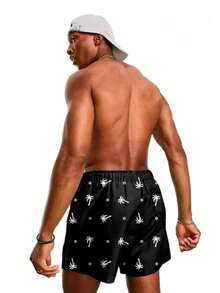 Kit 2 Beach Shorts, 1 Tactel Short + 1 Men's Linen Short Top - 藏蓝色 - 查看 7