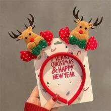 1pc 2025 Christmas Headband New Bowknot Headwear, Party Hair Accessory,Christmas - Multicolor - View 11