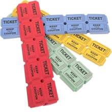 200Pcs For Classroom Raffle Tickets Single Paper Labels Drink Events Celebration Event Tickets Bulk Lottery Colorful Events,Carnivals, Entry, Class Reward, Prizes(The Numerical Code On The Lottery Ticket Is Random) - Multicolor - View 1