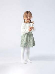 Quần tất dệt kim dày cho bé gái Quần tất cho trẻ sơ sinh và trẻ mới biết đi 3 gói - Nhiều màu - Xem 4