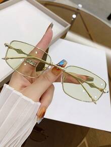 1 chiếc kính mát thời trang thường ngày phong cách Y2K kim loại nhỏ Unisex, phụ kiện thời trang đường phố cho ngày lễ bãi biển dành cho phụ nữ - Nhiều màu - Xem 10