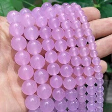 Naturalny czerwony żółty niebieski chalcedon AAAAA luźne koraliki do wyrobu biżuterii DIY zawieszki bransoletki kolczyki 15" pasmo 4/6/8/10mm