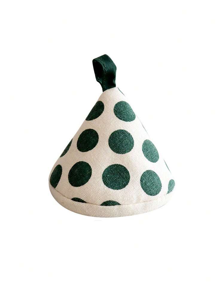 波尔卡圆点耐热隔热手套、烤箱手套，适用于厨房烹饪、微波炉、烤架、锅垫、厚隔热耳垫 - 彩色 - 查看 13