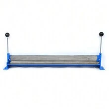 760mm Manual Pipe Folder Metal Sheet Metal Bending Folding Machine Bender Tool - Blue - View 1