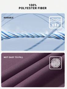 UZISER Essentials 秋季街头运动风宽松女式个性化字母图案落肩套头卫衣 - 紫色 - 查看 9