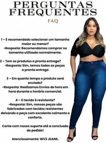 Women Jeans - 藍色 - 查看 6